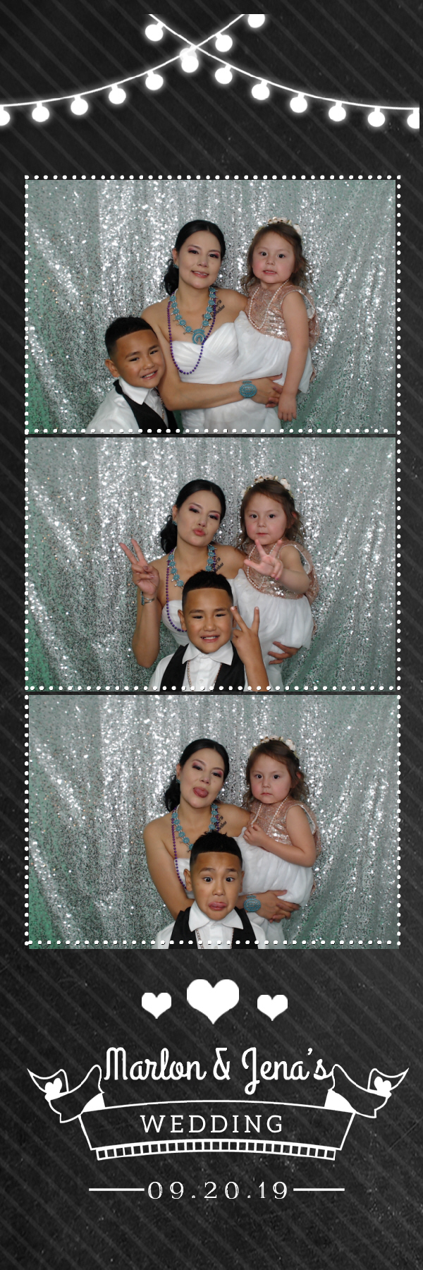 Jena and Marlon's Wedding | View more photos from the event at gallery.photoboothbillings.com/u/PhotoBoothBillings/Jena-and-Marlons-Wedding